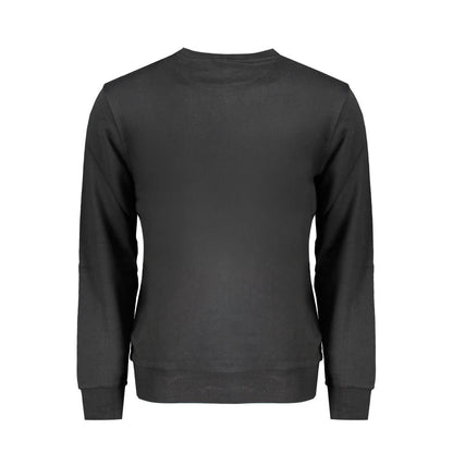 Black Cotton Men's Sweatshirt