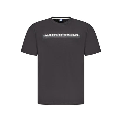 Black Cotton Men's T-Shirt