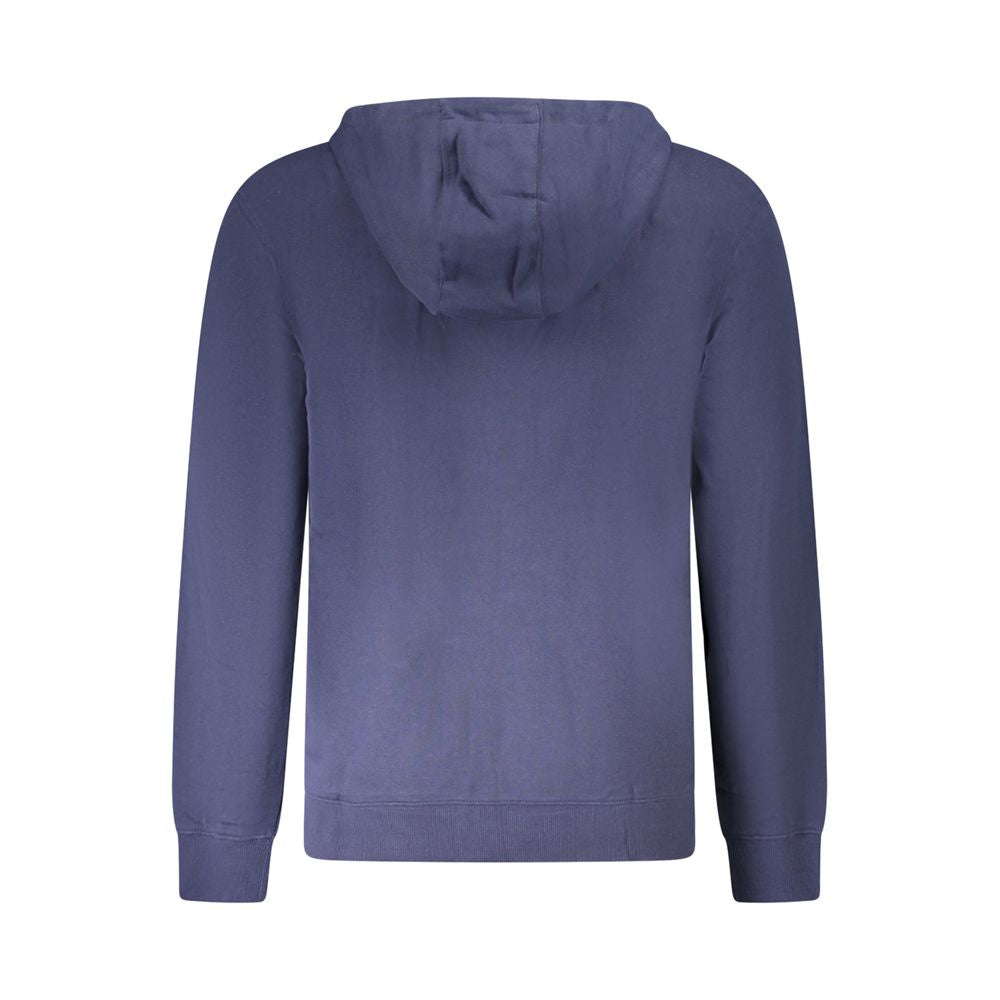 Blue Cotton Men Sweater