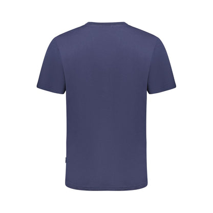 Blu Cotton Uomo T-Shirt