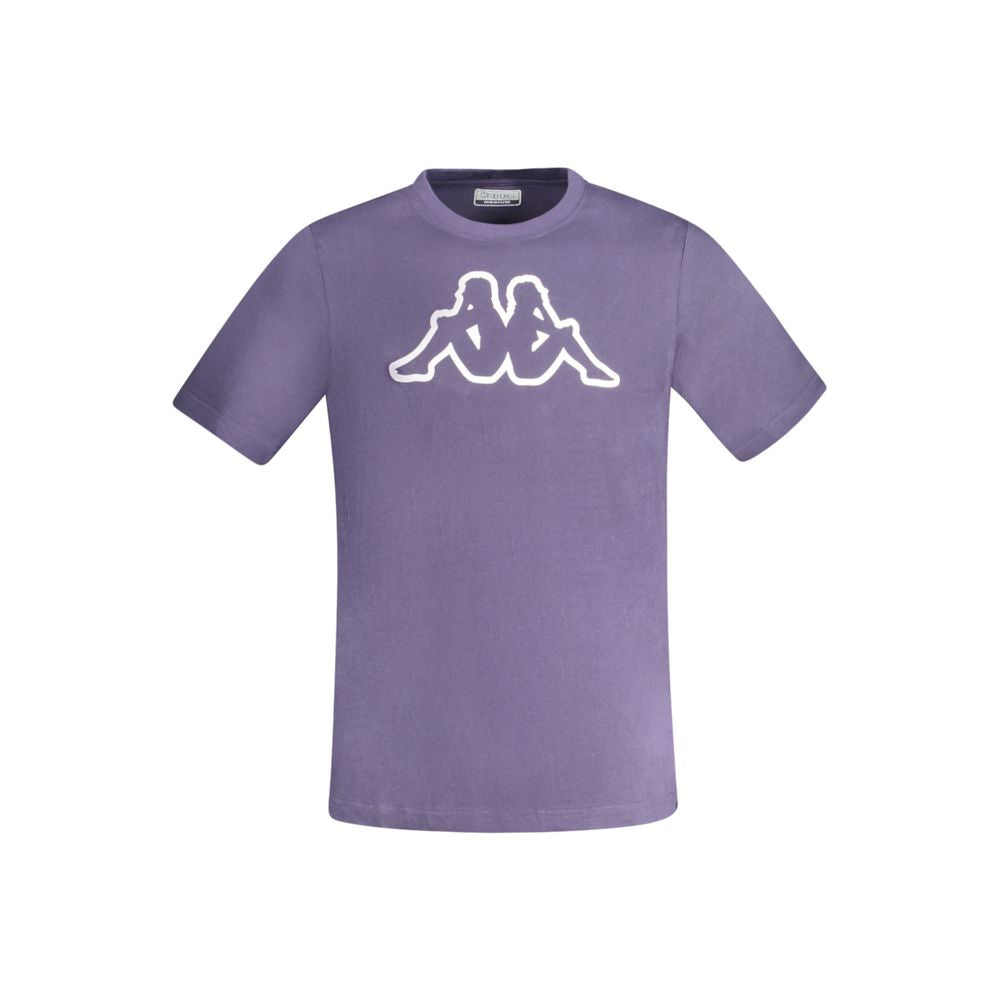 Blue Cotton Men T-Shirt