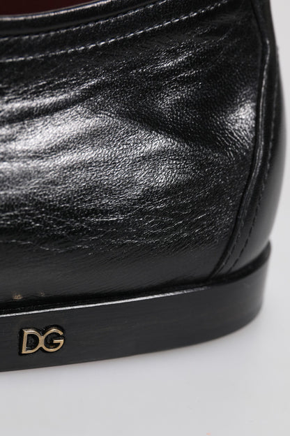 Black Leather Lace Up Derby Dress Formal Shoes