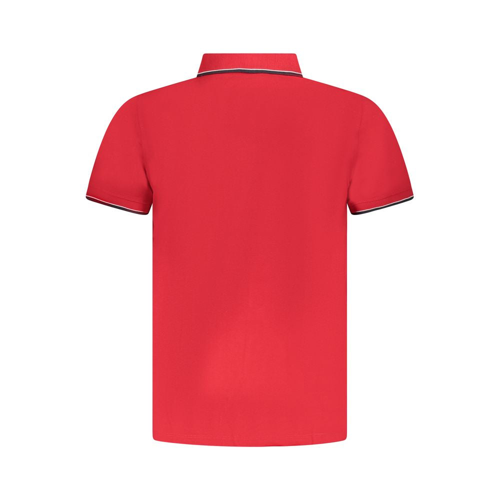 Red Cotton Polo Shirt