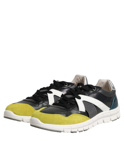 Multicolor Lace Up Low Top Men Sneakers Shoes