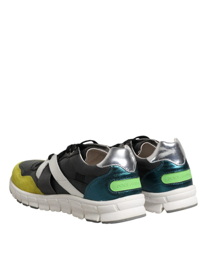 Multicolor Lace Up Low Top Men Sneakers Shoes