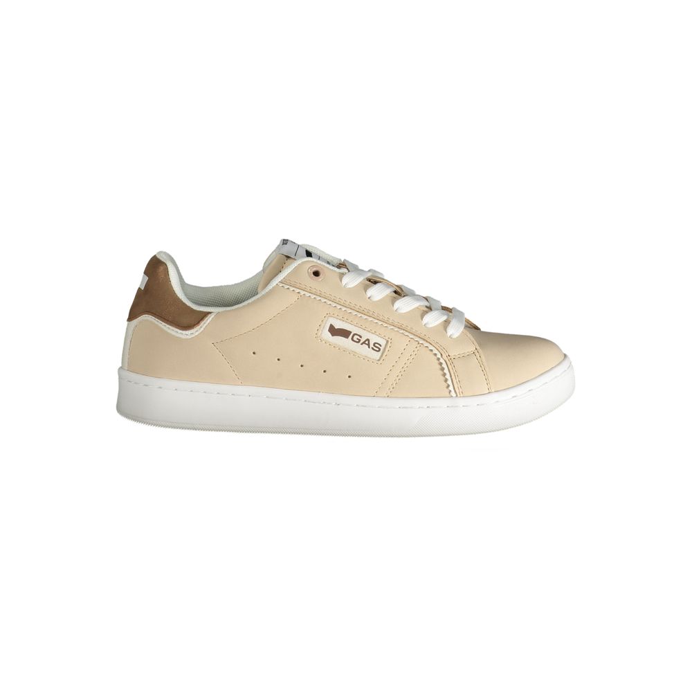 Beige Polyester Women Sneaker