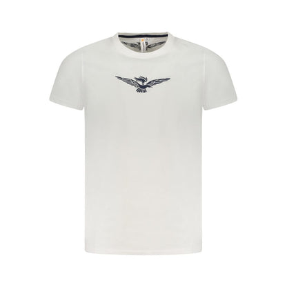 White Cotton Men's T-Shirt