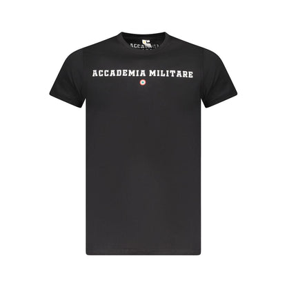Black Cotton Men's T-Shirt