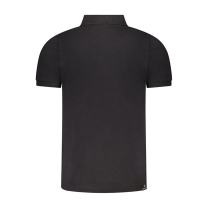 Black Cotton Men's Polo Shirt