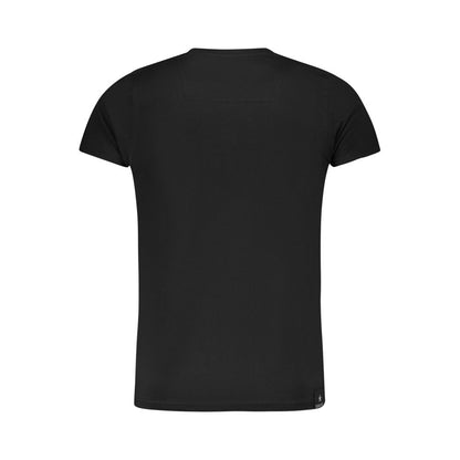 Black Cotton Men's T-Shirt