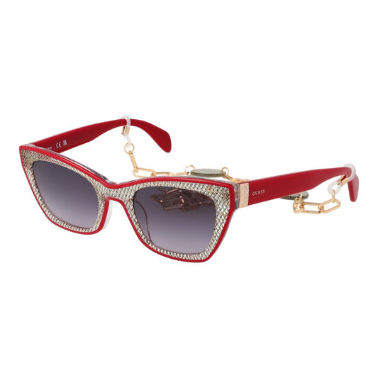 Red Plastic Sunglasses