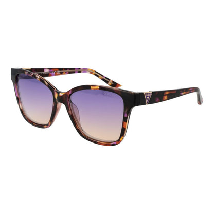 Brown Stainless Steel Sunglasses