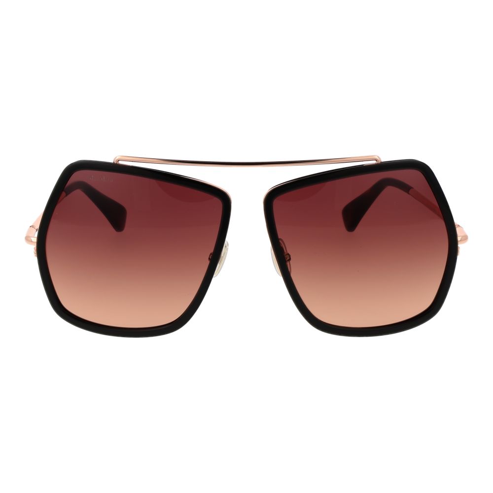 Brown Metal Sunglasses