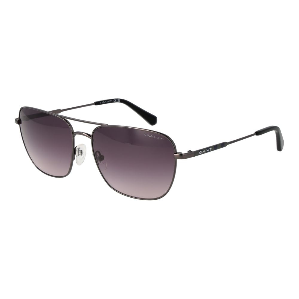 Gray Metal Sunglasses