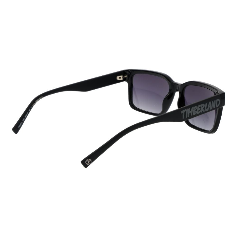 Black Stainless Steel Sunglasses