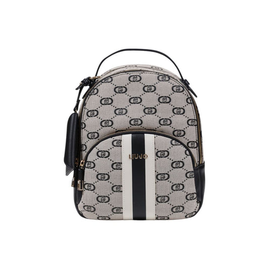 Black Polyester Backpack