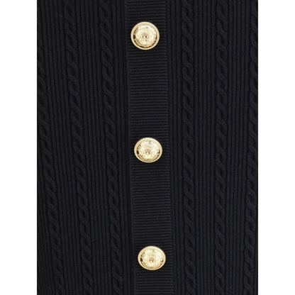 Gold Viscose Midi Skirt