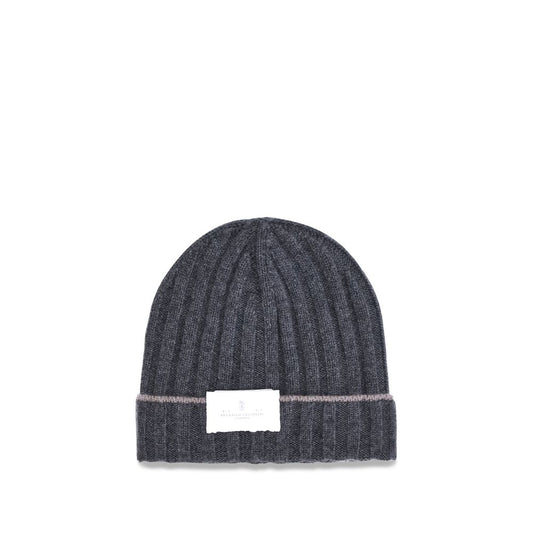 Gray Cashmere Beanie