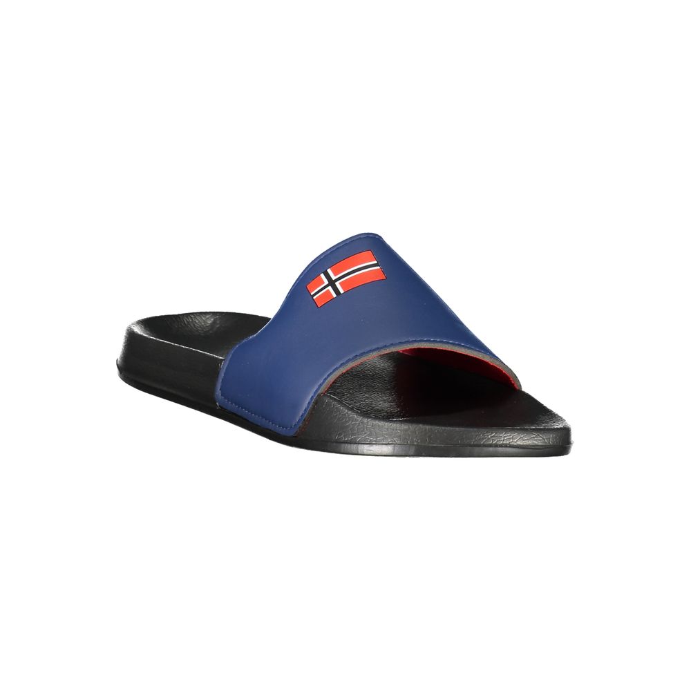 "Black Plastic Men Slipper"