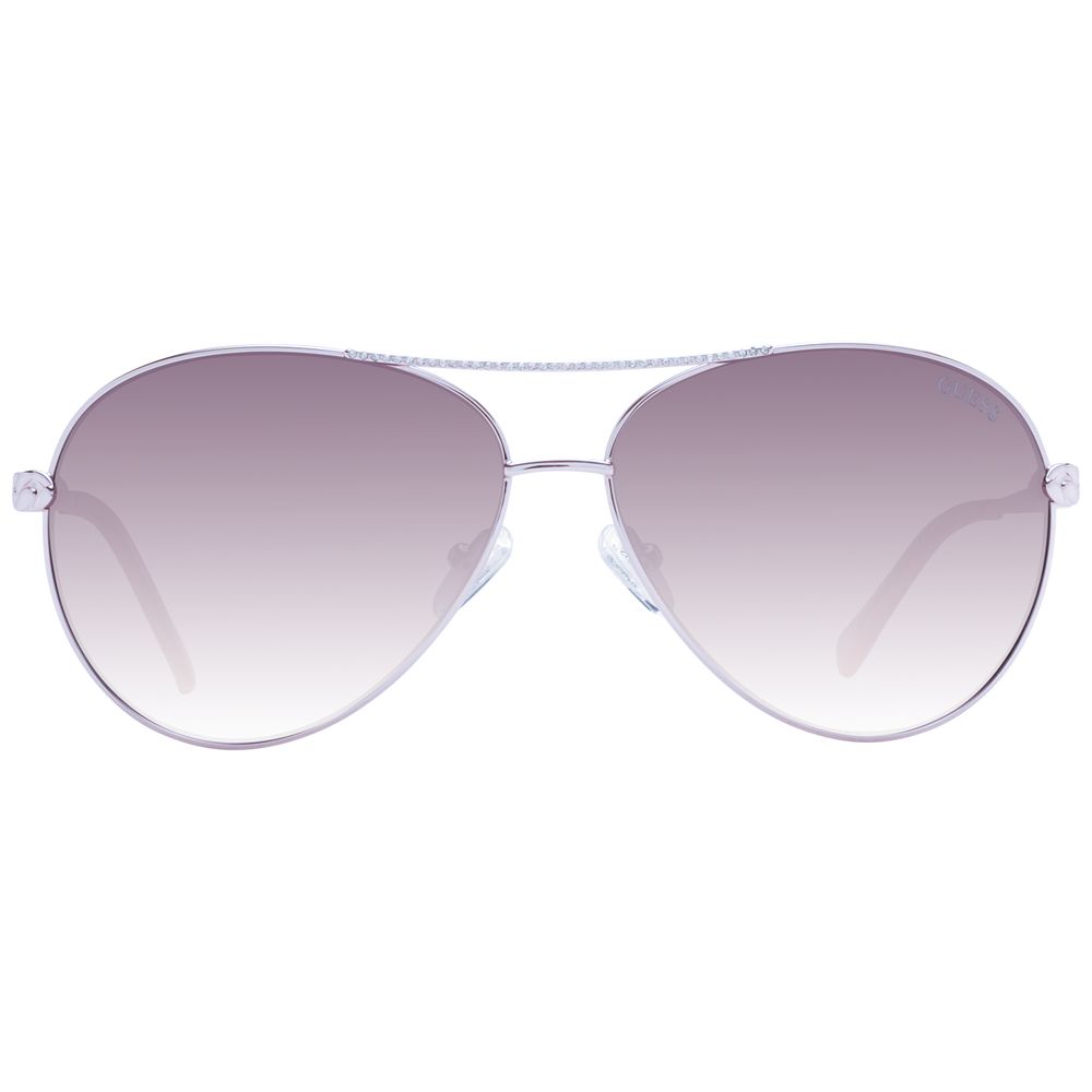 Rose Gold Metal Sunglasses