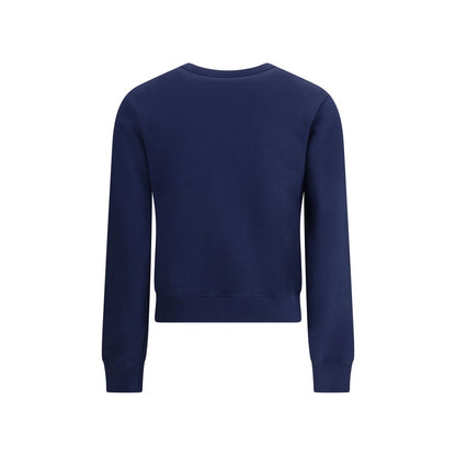 Blue Cotton Sweatshirt