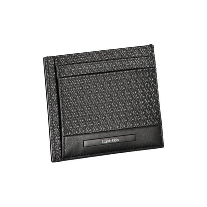 Black Polyester Men's Shoulder Bag