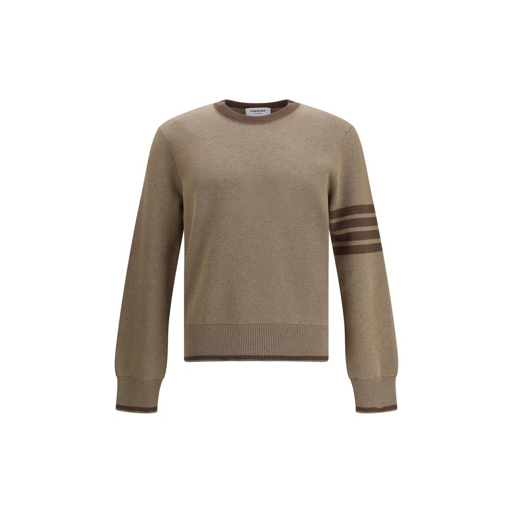Brown Cotton Sweatshirt