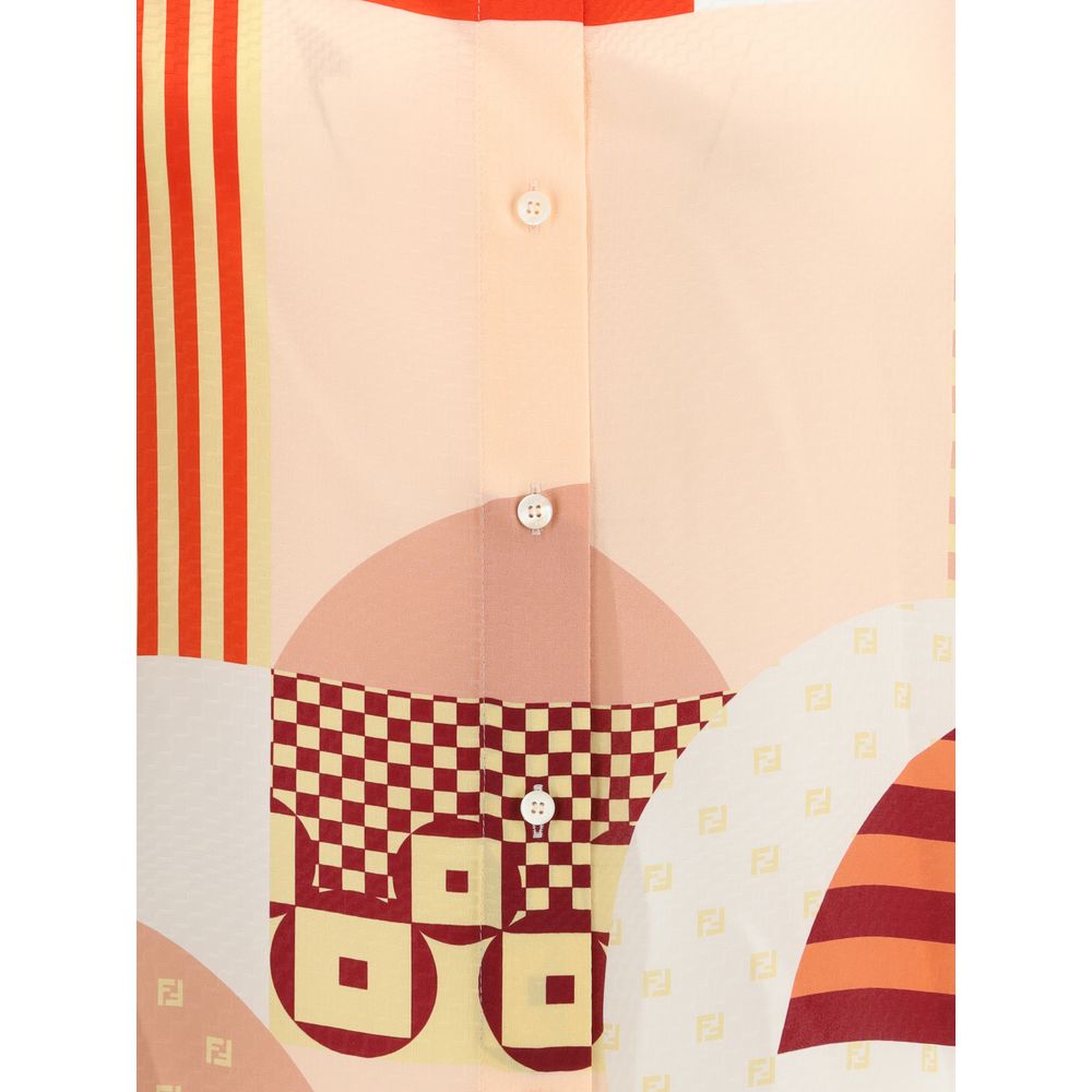 Multicolor Silk Pattern Shirt