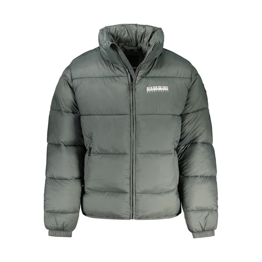 Green Polyamide Men Jacket