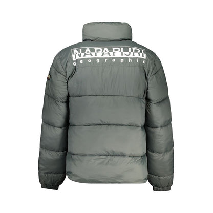Green Polyamide Men Jacket