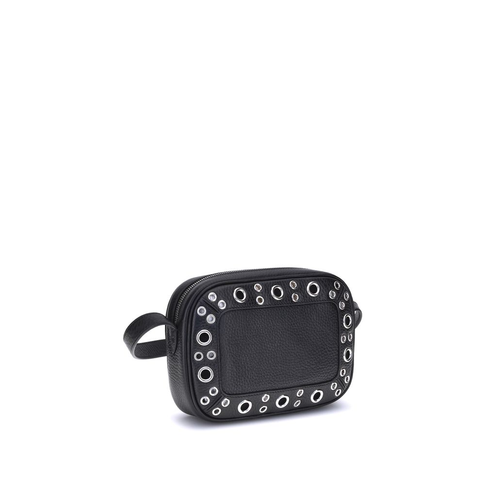 Black Calf Leather Bos Taurus Shoulder Bag