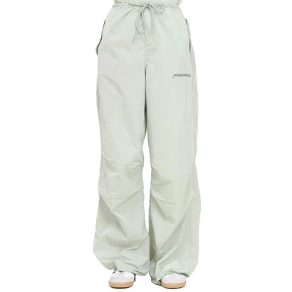 Green Nylon Women Trouser