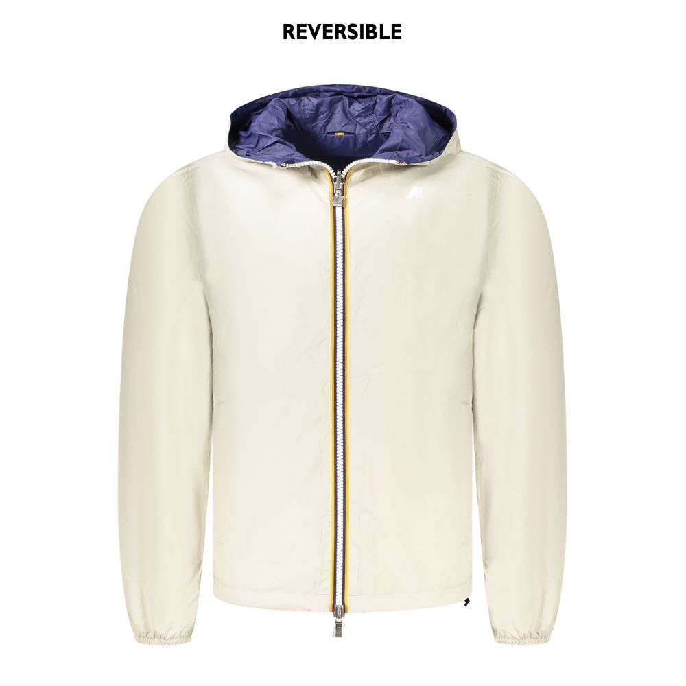 Beige Nylon Men's Jacket