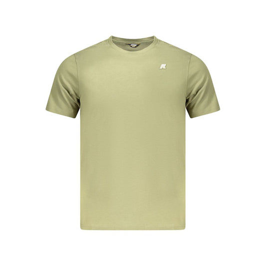 Green Cotton Men T-Shirt