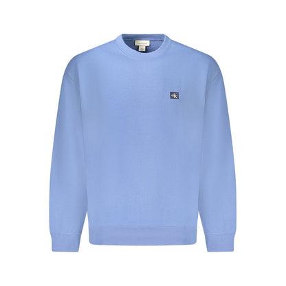 Blue Cotton Men's Sweatshirt