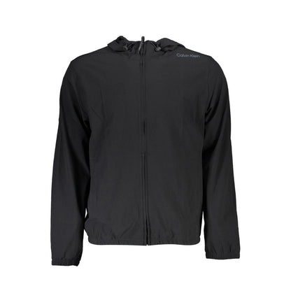 Black Polyester Men's Sweatshirt