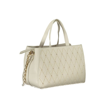 White Polyurethane Women's Bag