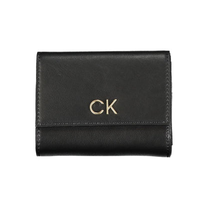 Nero Polyurethane Women Wallet