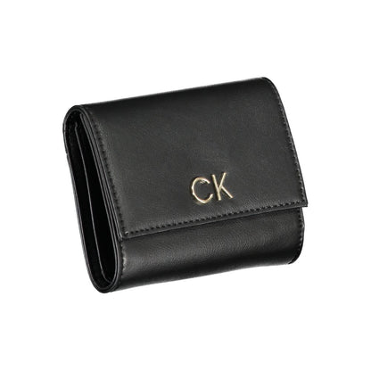 Nero Polyurethane Women Wallet