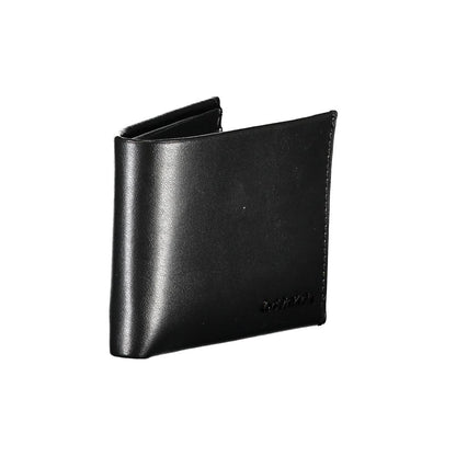 Black Polyester Men's Shoulder Bag