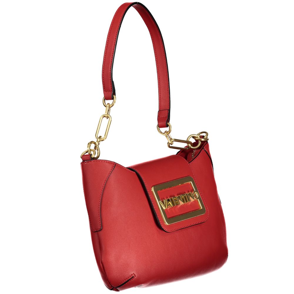 Red Polyethylene Women Handbag