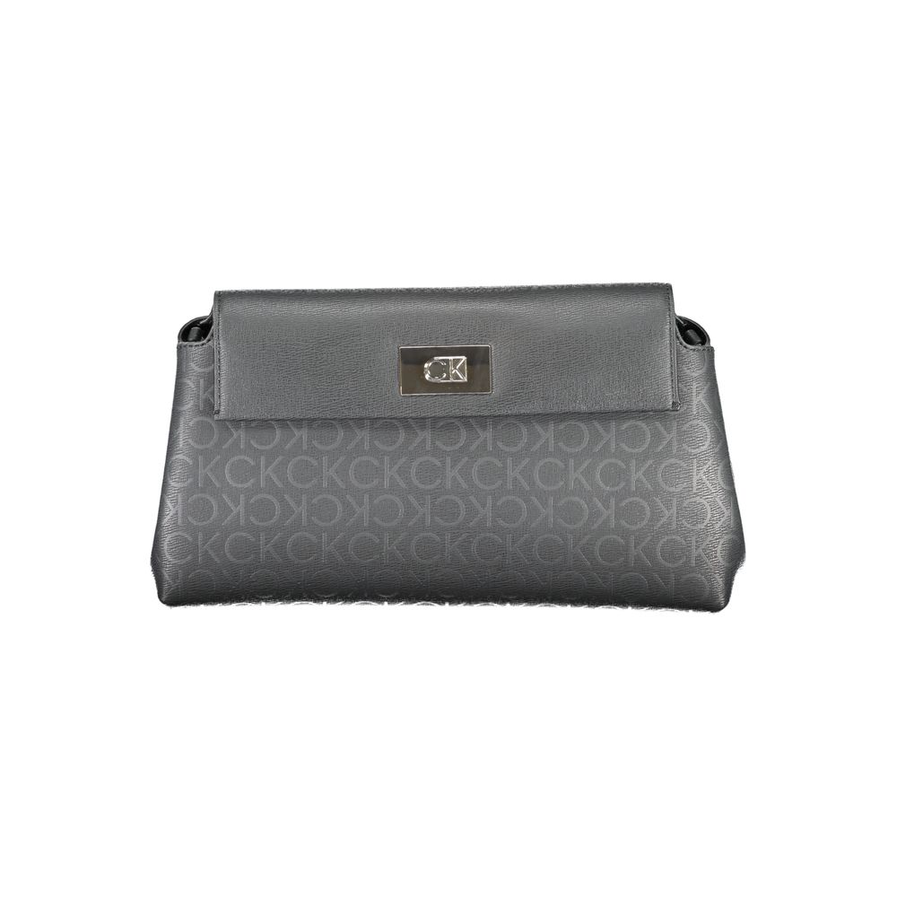 Black Polyester Women's Shoulder Bag