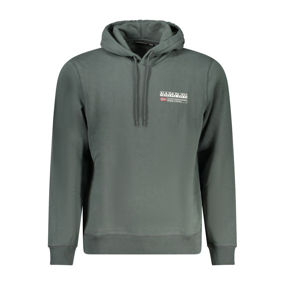 Green Cotton Men Sweater