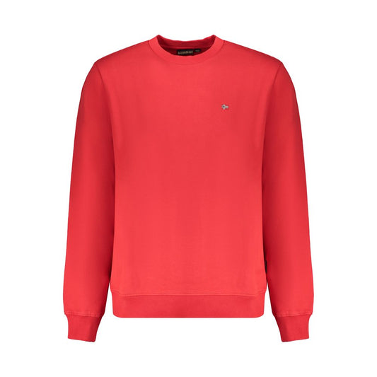 Red Organic Cotton Men Sweater