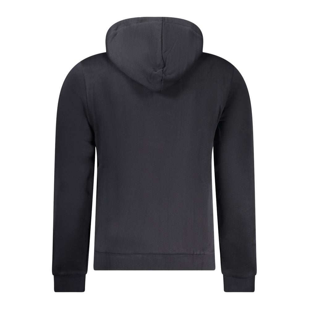 Black Cotton Men Sweater