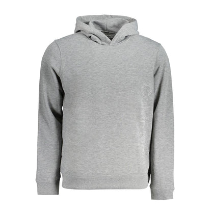 Gray Polyester Men Sweater