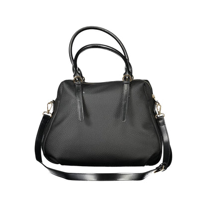 Black Polyurethane Womens Bag