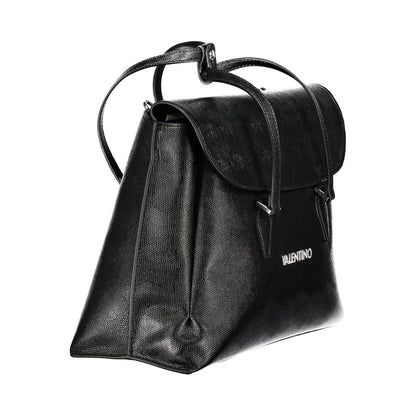 Black Polyurethane Women's Bag