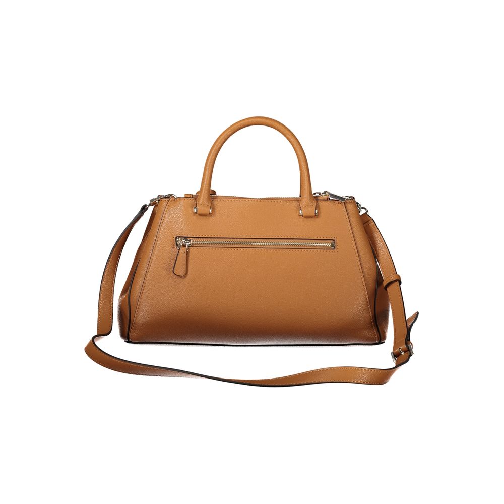 Brown Polyethylene Handbag
