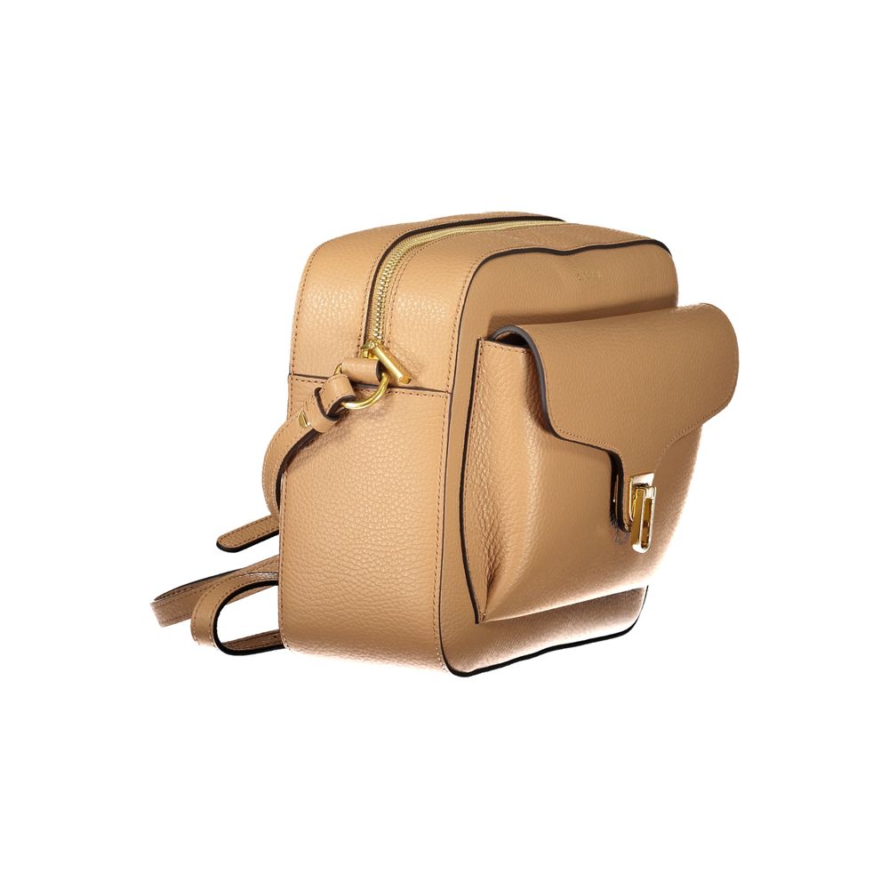 Marrone Leather Women Handbag